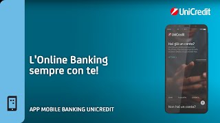 App Mobile Banking UniCredit lOnline Banking Sempre con te [upl. by Nipahc]