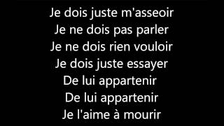 Francis Cabrel  Je laime a mourir Lyrics [upl. by Ainessey916]