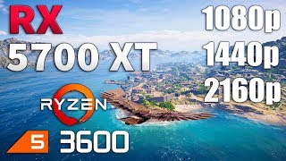 RX 5700 XT  Ryzen 5 3600 Test in 10 Games [upl. by Jakob]