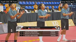 Sepak Takraw  Sepak Girls Ph Team  Highlights [upl. by Gadmann]