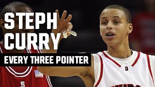 Every Steph Curry 3pointer from March Madness [upl. by Nitsruk944]