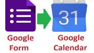 Google form to Google Calendar  Create Google Calendar Events from Google form [upl. by Yarled818]