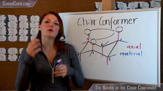 How to Draw Cyclohexane Chair Conformer [upl. by Sugirdor]