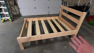 Cheap and easy Full Size Bed Frame [upl. by Yevrah]