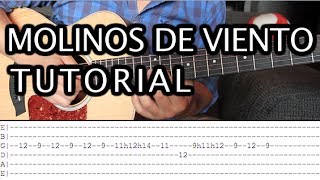 Como tocar quotMolinos de Vientoquot de Mago de Oz  Tutorial Guitarra  TAB HD [upl. by Roane]