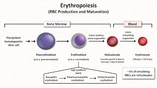 Normal RBC Physiology Including erythropoiesis [upl. by Richella]