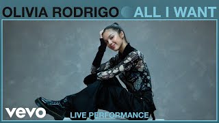 Olivia Rodrigo  All I Want Live Performance  Vevo [upl. by Ynnav]