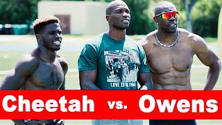 TERRELL OWENS vs TYREEK HILL RACE [upl. by Nette829]