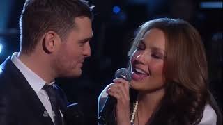 Michael Bublé Thalia  Mis Deseos Feliz Navidad [upl. by Nifled]