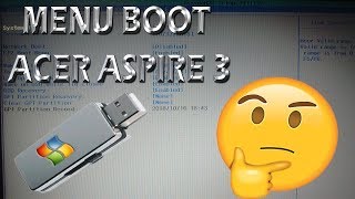 Entrar al menú de boot acer aspire 3 A31413C12Q [upl. by Negris826]