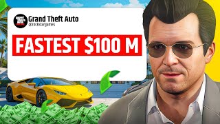 How To Get 100M in the Fastest Way Possible In GTA Online [upl. by O'Connell]