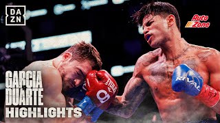 THE RETURN  Ryan Garcia vs Oscar Duarte Fight Highlights [upl. by Lucita910]