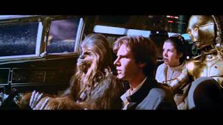 Millennium Falcon Asteroid Field Scene  The Empire Strikes Back 1980 1080p [upl. by Jagir]