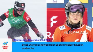 Swiss Olympic snowboarder Sophie Hediger killed in avalanche [upl. by Adev]