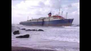 SS American Star  Stranded on Fuerteventura in 1994 [upl. by Brindle]