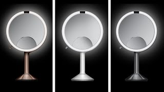 SimpleHuman Sensor Mirror Trio 1X5X10X Magnification [upl. by Dulce]