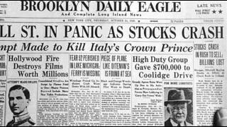 24th October 1929 Wall Street Crash begins on Black Thursday [upl. by Suez]