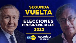 Elecciones presidenciales 2022 segunda vuelta en Colombia EN VIVO [upl. by Ecyarg720]