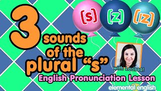 3 Sounds of the Plural quotsquot in English s z or ɪz [upl. by Anglim873]