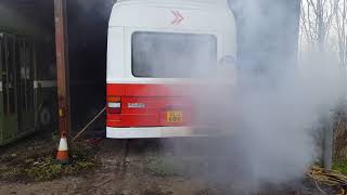 Leyland National GLJ681N cold start 2nd January 2021 [upl. by Iot843]