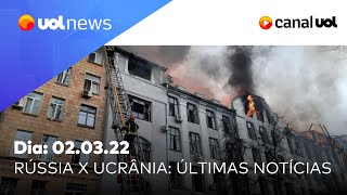 Guerra na Ucrânia veja últimas notícias e imagens do conflito com Rússia  UOL News [upl. by Calle27]