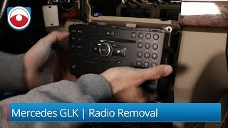 Mercedes GLK 20102012 Radio removal [upl. by Gaynor]