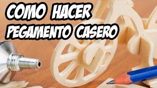 Como hacer pegamento casero  Engrudo [upl. by Redliw100]