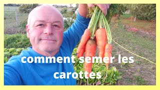 comment semer les carottes [upl. by Vanna600]