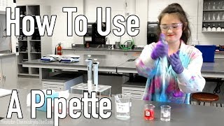 How To Use A Pipette Micropipette Science [upl. by Claresta]