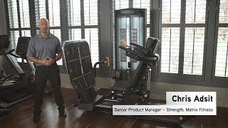 Matrix Fitness  Medical Leg Press  Overview by Product Manager Chris Adsit [upl. by Tnerual]