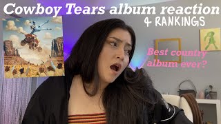 Oliver Tree Cowboy Tears FULL ALBUM REACTION  Rankings [upl. by Alicia]