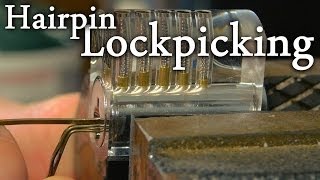 How to Pick a Lock With Hairpins [upl. by Ahsekin80]