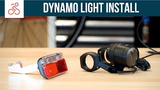 Installing Dynamo Bike Lights  Every City Bike Needs These [upl. by Elolcin]