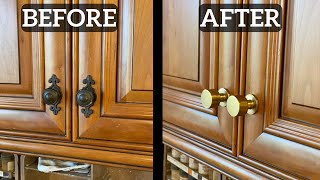 Repairing Worn Finish on Kitchen Cabinets [upl. by Ggerk]