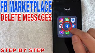 ✅ How To Delete Facebook FB Marketplace Messages 🔴 [upl. by Troy]