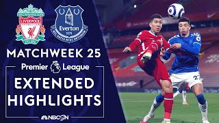 Liverpool v Everton  PREMIER LEAGUE HIGHLIGHTS  2202021  NBC Sports [upl. by Joy640]