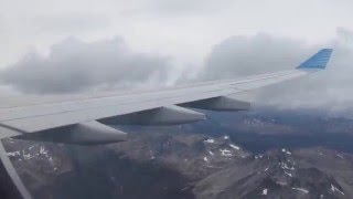 Buenos Aires  Ushuaia Airbus A330 Aerolineas Argentinas [upl. by Afatsum872]