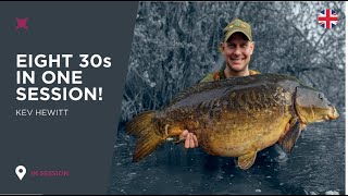 Carp Fishing Kingfisher Haul Eight 30s Live  Kev Hewitt [upl. by Aicinad]