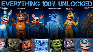 GUIDE How to Unlock EVERY PLUSH SUIT amp CPU In FNaF AR Special Delivery [upl. by Eulalia848]