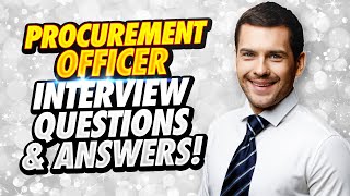 PROCUREMENT OFFICER Interview Questions And Answers [upl. by Akiemehs]