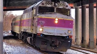 Boston MBTA Commuter Trains [upl. by Bain]