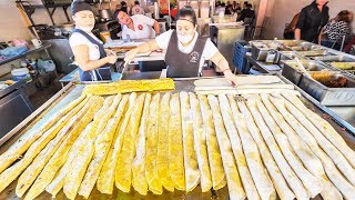 MASSIVE Mexican STREET FOOD Tour in MEXICO CITY MACHETE TACOS  SPICY TACOS AL PASTOR from HEAVEN [upl. by Hama]