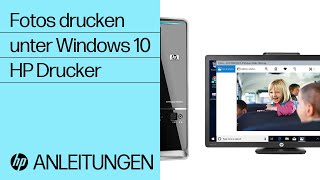 Fotos drucken unter Windows 10  HP Drucker  HP [upl. by Gearalt776]