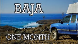 ONE MONTH BAJA TRIP  A Surf Travel Adventure [upl. by Ahar535]