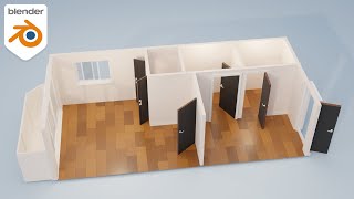 Blenderで3D間取り図を作ろう【建築アドオンArchimesh】 [upl. by Reh]