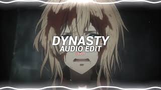 dynasty  miia edit audio [upl. by Tannie]