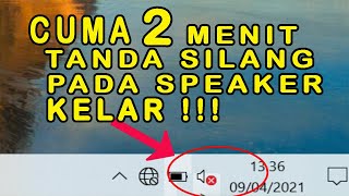 Cara Mengatasi Audio PC Tidak Berfungsi atau Silang Merah  Hanya Setting Ini [upl. by Bruns]