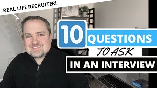 10 Questions to Ask The Interviewer In Your Job Interview Interview Prep Tips [upl. by Mclain]