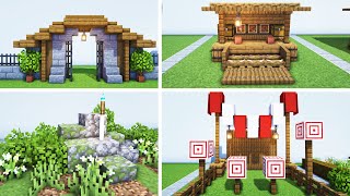 Minecraft  40 Must Try Medieval Village Build Ideas [upl. by Unity]