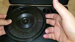 How to Replace the Belt on a Crosley Turntable or Any Portable Suitcase Record Player [upl. by Morrissey]